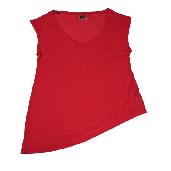 Gymshark Nikki Blackketter Carefree Tee Workout Top Cap Sleeve Asymmetrical Hem - Picture 3 of 12